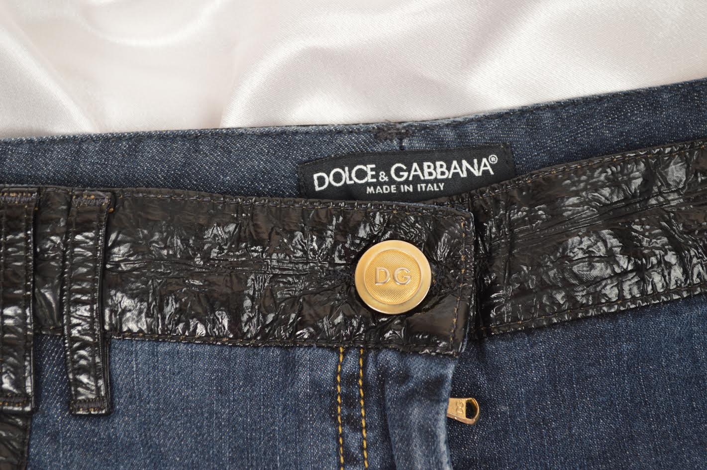 DOLCE & GABBANA - Šorc | Teksas Crni